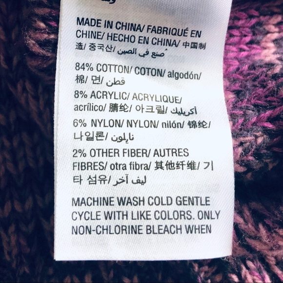 NEW Style & Co Ombre Bell Sleeve Chunky Sweater - Picture 5 of 11